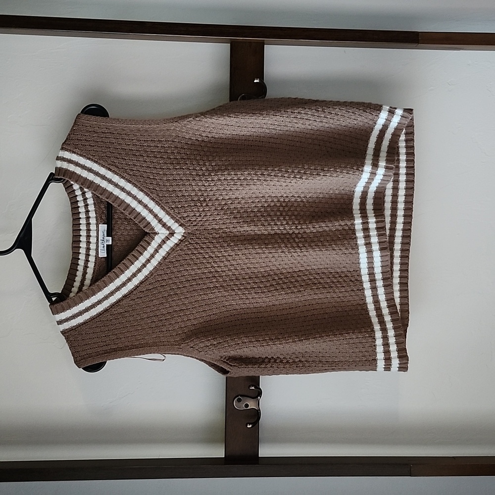 Brown Sweater Vest